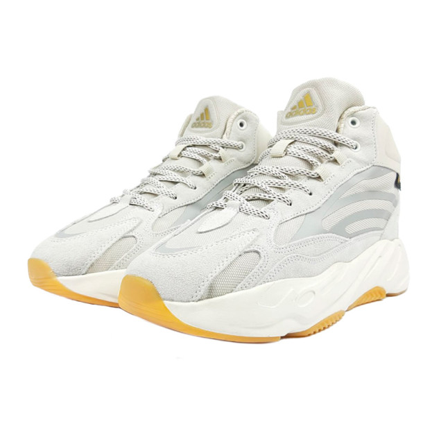 Adidas Yeezy Boost 700 High White Grey Winter С МЕХОМ