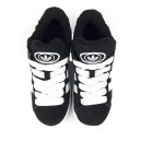 Adidas Campus White Black Winter С МЕХОМ