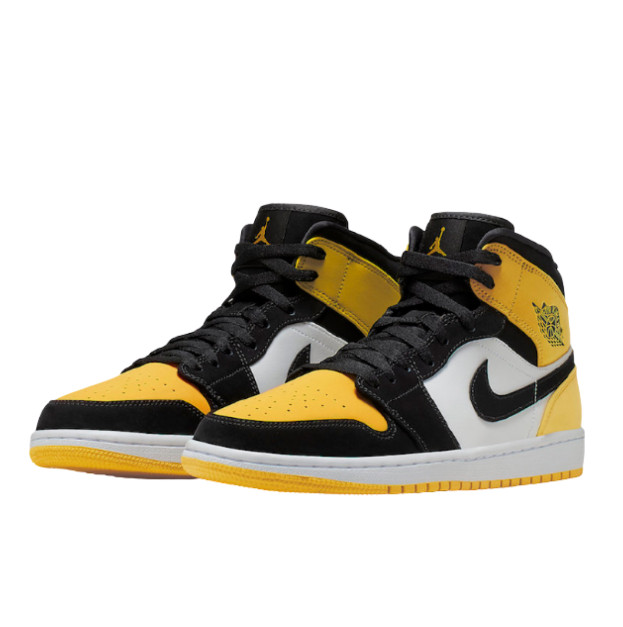 Jordan 1 Mid Yellow Toe Black 852542-071