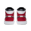 Jordan 1 Mid White Black Gym Red 554724-116