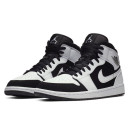 Jordan 1 Mid White Black 554724-113