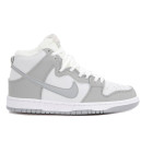 Nike SB Dunk High Grey White Winter С МЕХОМ
