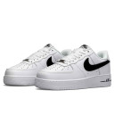 Nike Air Force 1 Low White Black Winter С МЕХОМ