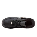 Nike Air Force 1 Low Black Winter С МЕХОМ