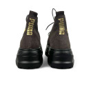 Puma Spring Boots Brown Yellow Black