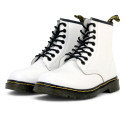 Dr. Martens 1460 Smooth Leather Lace Up Boots White З ХУТРОМ