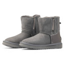 UGG Classic Short Zip Lacquer Gray