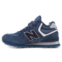 New Balance 574 Blue С МЕХОМ