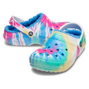 Crocs Classic Lined Tie-Dye Clog Powder Blue Multi