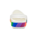 Crocs Crocband Rainbow Block Clog White
