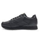 Reebok Classic Leather Black Grey С ФЛИСОМ