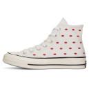 Кеды Converse High Chuck 70 Embroidered Lips High Love Me Vintage White A01601C