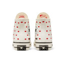 Кеды Converse High Chuck 70 Embroidered Lips High Love Me Vintage White A01601C