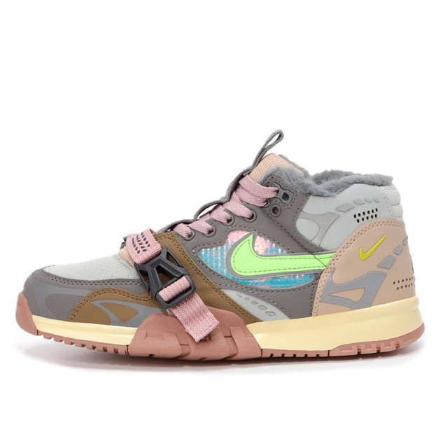 Nike Air Trainer 1 SP Grey Beige Pink Winter С МЕХОМ
