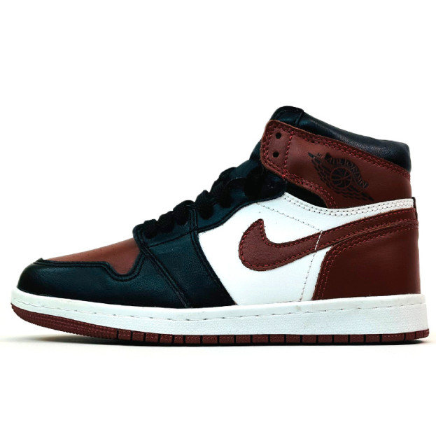 Jordan 1 Retro High Burgundy Black Winter С МЕХОМ