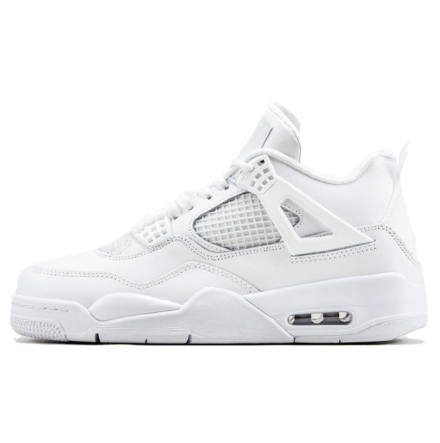 Jordan 4 Retro White Leather