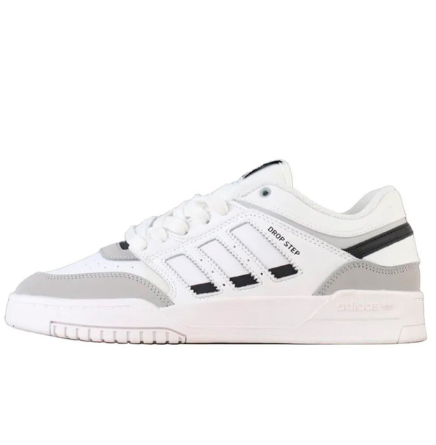 Adidas Drop Step White Gray Black
