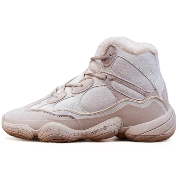 Adidas Yeezy Boost 500 High Beige Winter С МЕХОМ