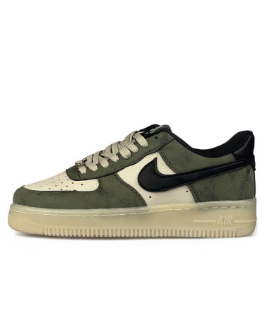 Nike Air Force 1 Low Khaki Beige Black