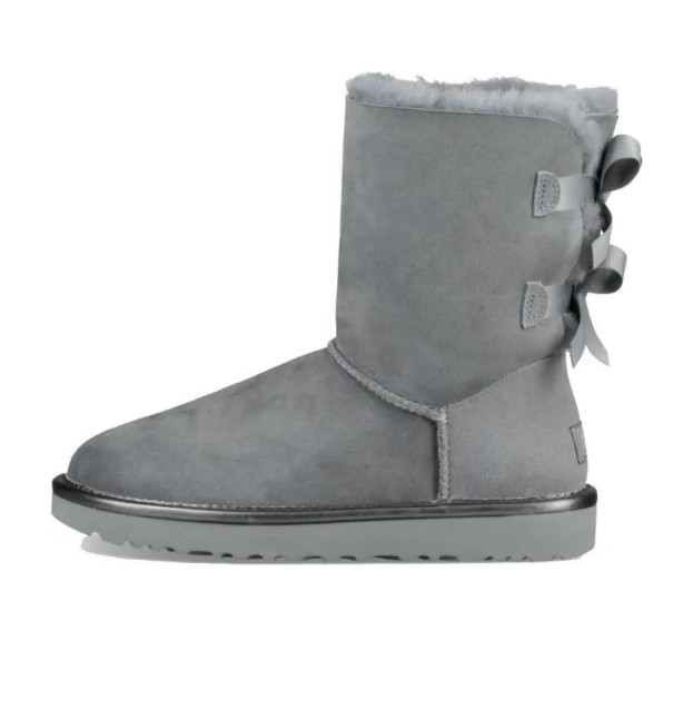 UGG Classic Short Bailey Bow II Metall Grey