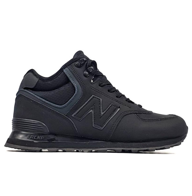 New Balance 574 Black Winter С МЕХОМ
