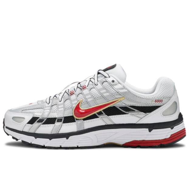 Nike P-6000 CNPT Metallic Silver Red BV1021-101