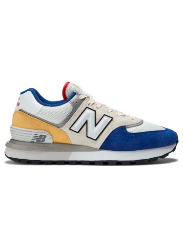 New Balance 574 Legacy White Blue Yellow U574LGD