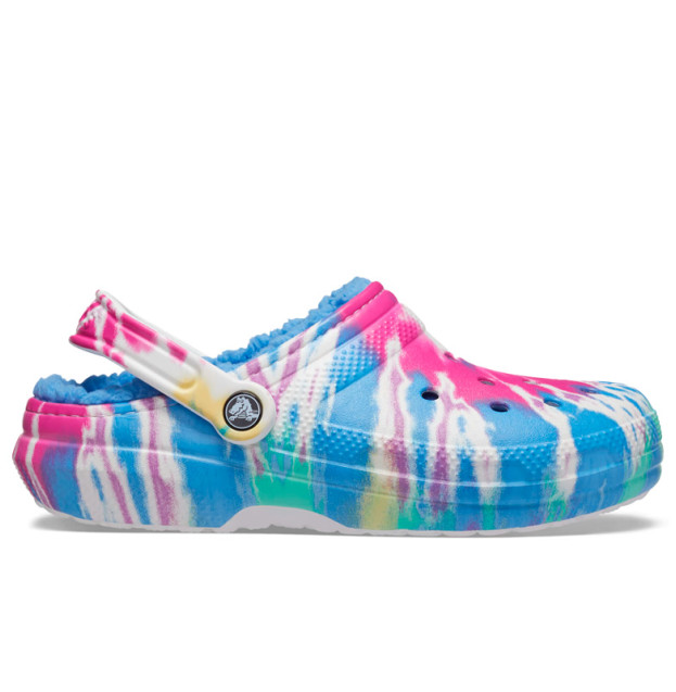 Crocs Classic Lined Tie-Dye Clog Powder Blue Multi