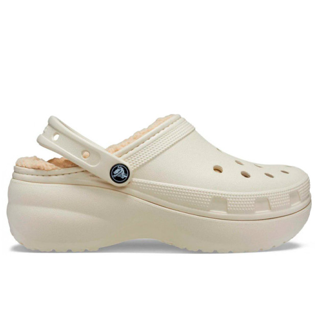 Crocs Classic Platform Lined Bone