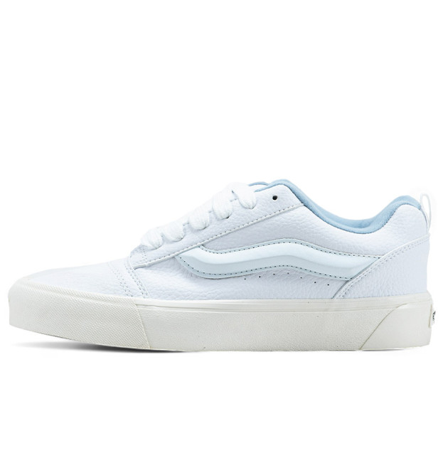 Vans Knu Skool Shoes Leather Blue White VN0009QCDSB1