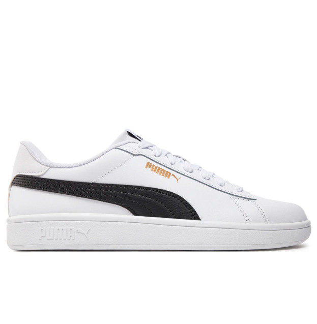 Puma Smash 3.0 White Black Gold 390987-11