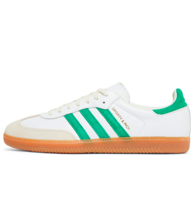 Adidas Sporty & Rich x Samba White Green HQ6075