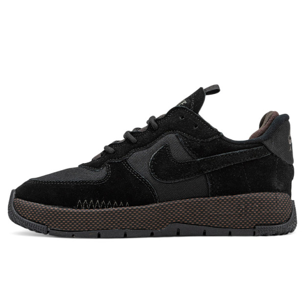 Nike Air Force 1 Wild Black Velvet Brown FB2348-001