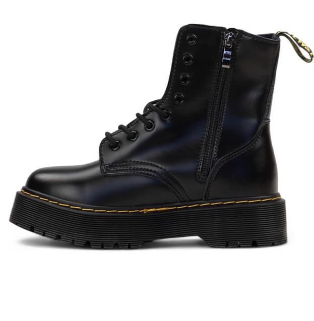 Dr. Martens Jadon Smooth Leather Boots Zip Black