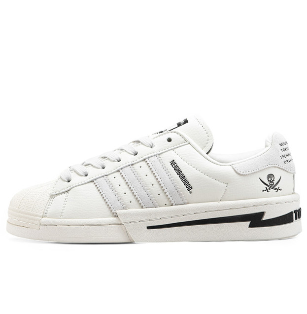 Adidas Superstar x Neighborhood White Black