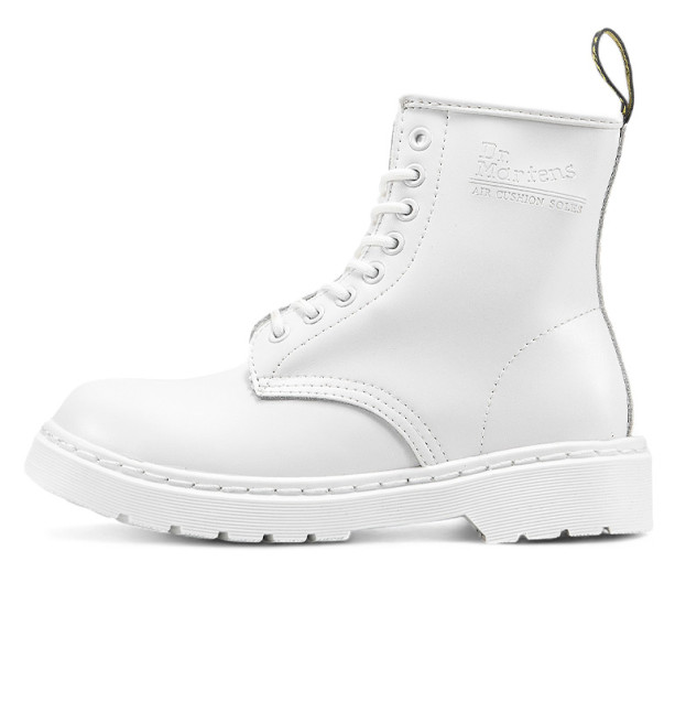 Dr. Martens 1460 Smooth Leather Lace Up Boots White