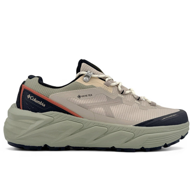 Columbia Vibram Mega Grip Gore-Tex Beige Khaki Black