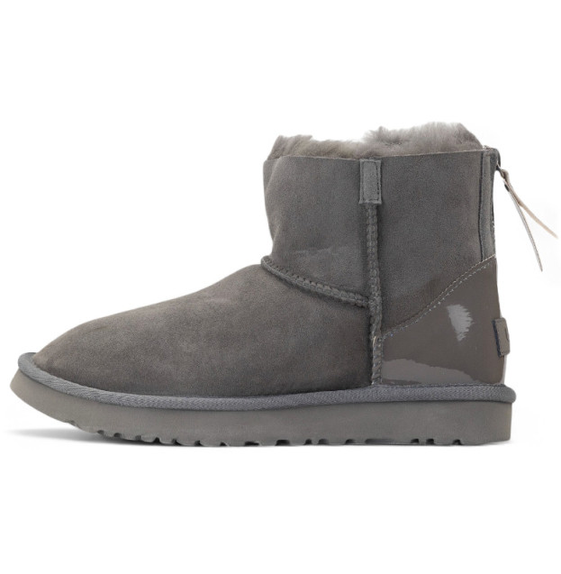 UGG Classic Mini Zip Lacquer Gray