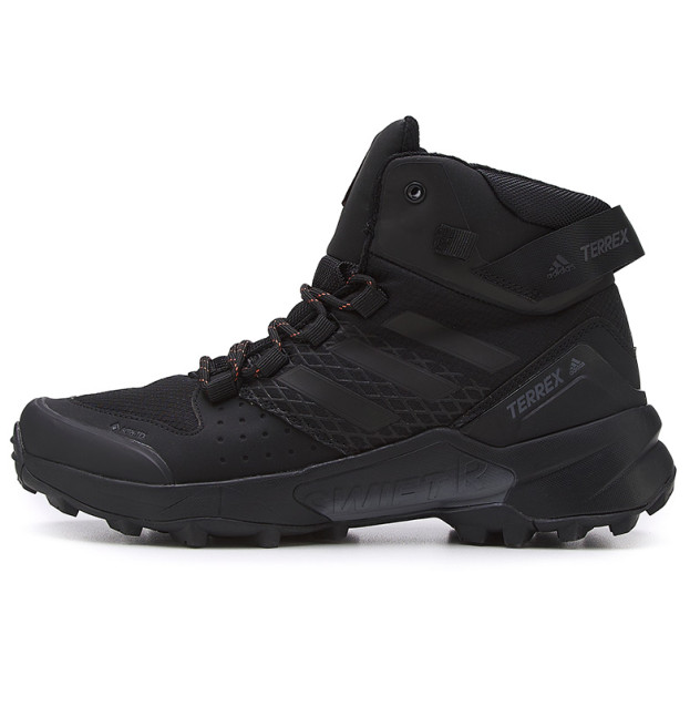 Adidas Terrex Swift Gore-Tex High Black Orange З ХУТРОМ