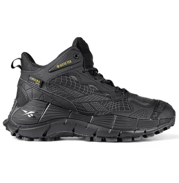 Reebok Zig Kinetica 2.5 Edge Black Grey З ХУТРОМ