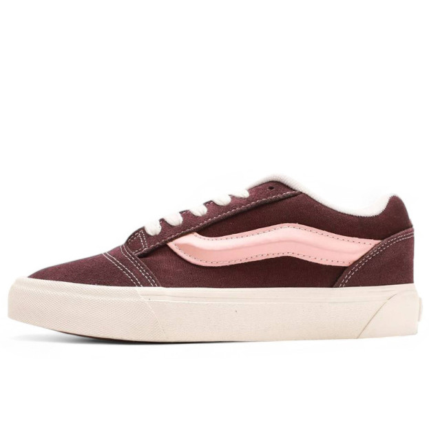 Vans Knu Skool Burgundy Pink White