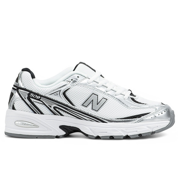 New Balance 509 White Silver