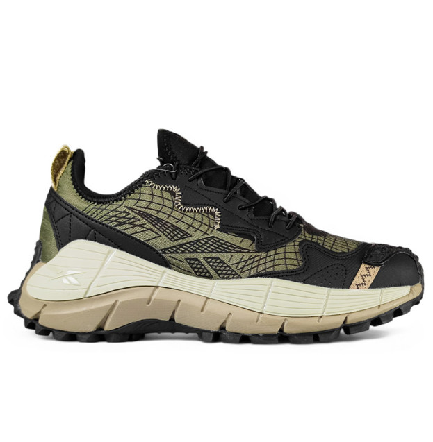 Reebok Zig Kinetica Edge Olive Grey White