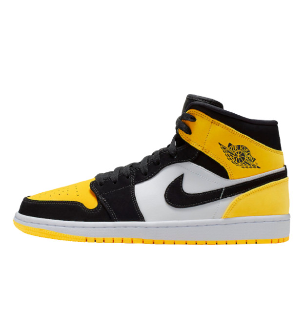 Jordan 1 Mid Yellow Toe Black 852542-071