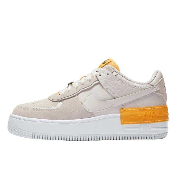Nike Air Force 1 Shadow Vast Grey Laser Orange CU3446-001