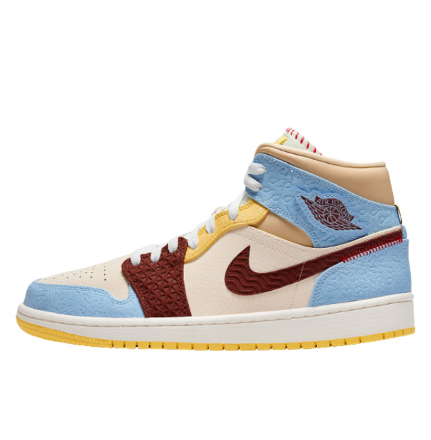 Jordan 1 Mid SE Fearless Maison Chateau Rouge CU2803-200