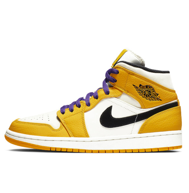 Jordan 1 Mid SE Lakers 852542-700