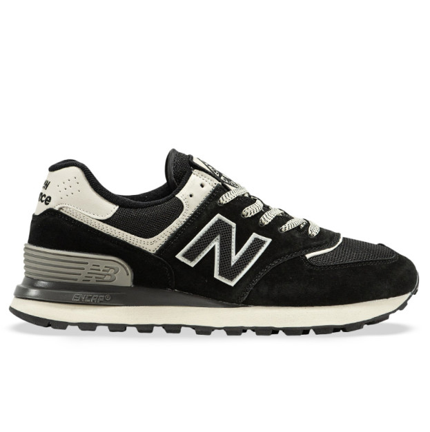 New Balance 574 x Stone Island Black White