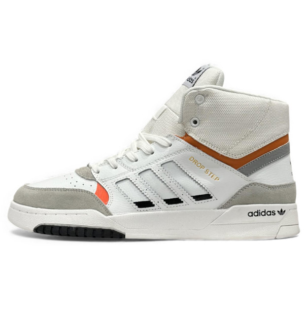 Adidas Drop Step White Orange З ХУТРОМ