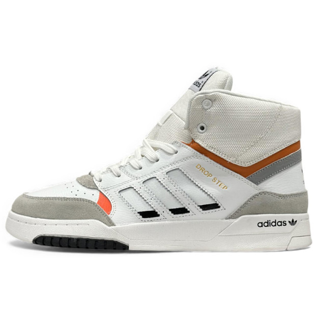 Adidas Drop Step White Orange З ХУТРОМ